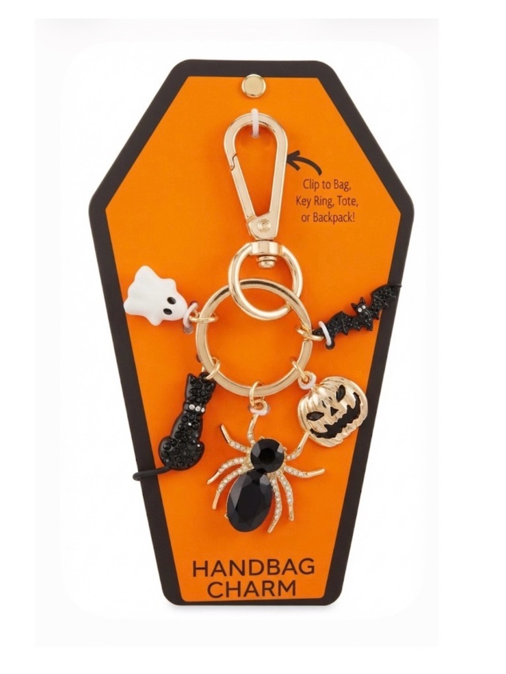 NWT ⚜️🖤⚜️ True to Form Halloween Themed Keychain Bag Charm